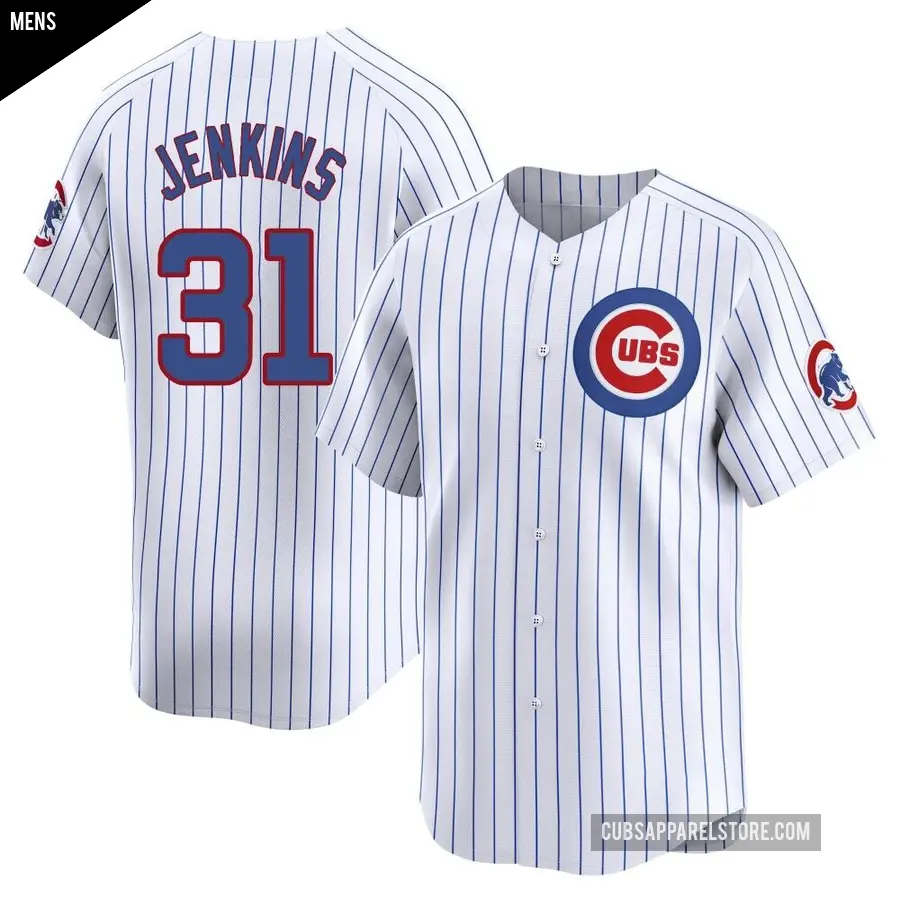 Men's Chicago Cubs ＃31 Fergie Jenkins Limited White Home Jersey