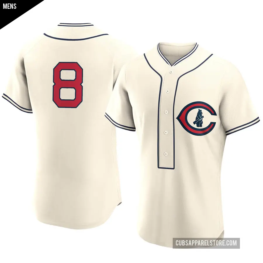 Men's Chicago Cubs ＃8 Andre Dawson Authentic Cream 2022 Field Of Dreams Jersey