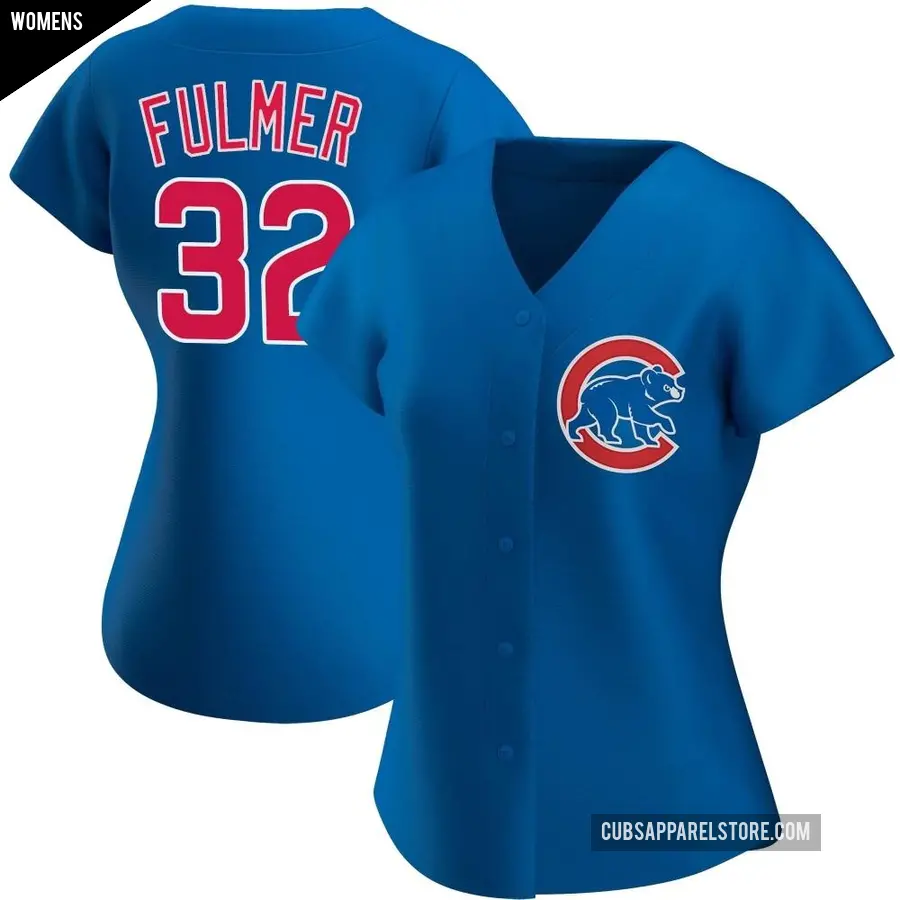 Women's Chicago Cubs ＃32 Michael Fulmer Authentic Royal Alternate Jersey